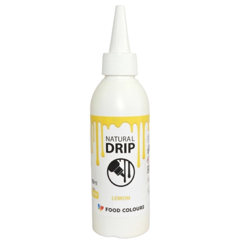 Polewa Czekoladowa Drip Sos Na Tort Deser Monoporcje ŻÓŁTY 100ml
